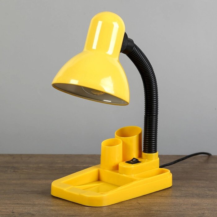 Лампа настольная "Мудрец" Е27 40W,  220В желтый 18х11,5х33 см RISALUX от компании Интернет - магазин Flap - фото 1