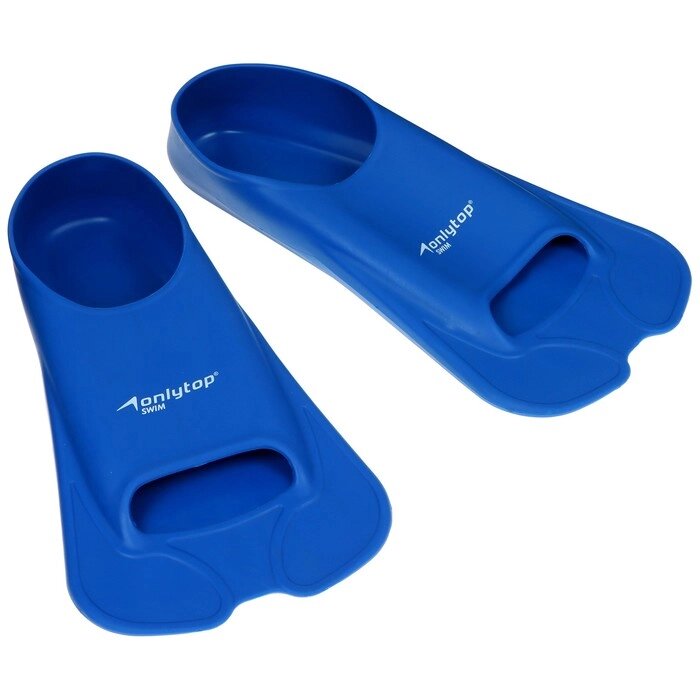 Ласты для плавания ONLYTOP, р. M (40-42), цвет синий от компании Интернет - магазин Flap - фото 1