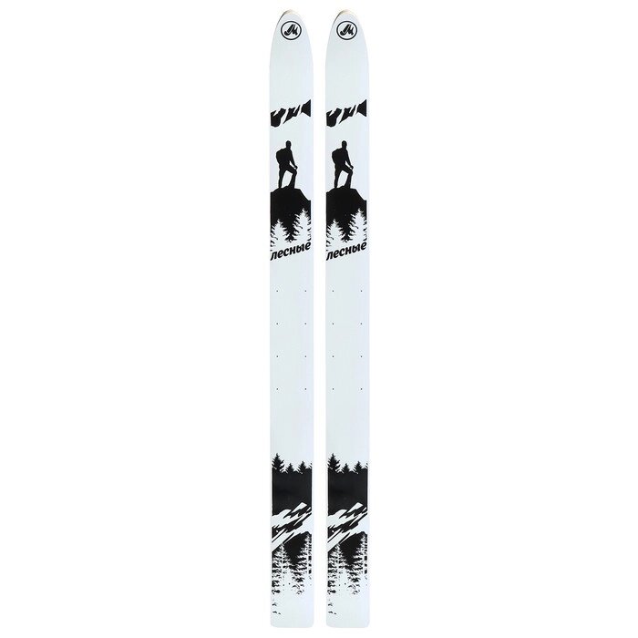 Лыжи дерево-пластиковые «Лесные», 155 см, с насечкой, цвета МИКС от компании Интернет - магазин Flap - фото 1