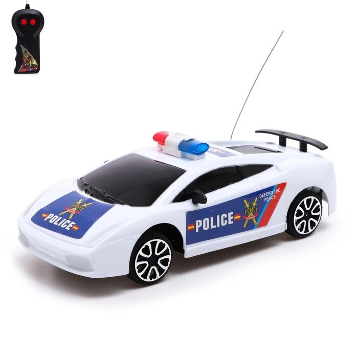 Машина «Полиция», на радиоуправлении, работает от батареек от компании Интернет - магазин Flap - фото 1