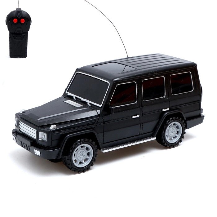 Машина радиоуправляемая «Внедорожник», на батарейках, цвет чёрный от компании Интернет - магазин Flap - фото 1