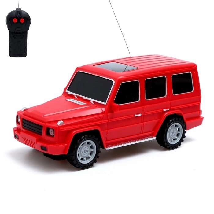 Машина радиоуправляемая «Внедорожник», на батарейках, цвет красный от компании Интернет - магазин Flap - фото 1
