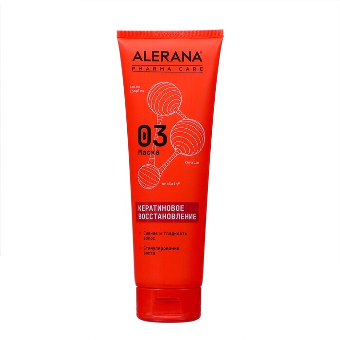 Маска для волос Alerana Pharma care с кератином восстанавливающая, 260мл от компании Интернет - магазин Flap - фото 1