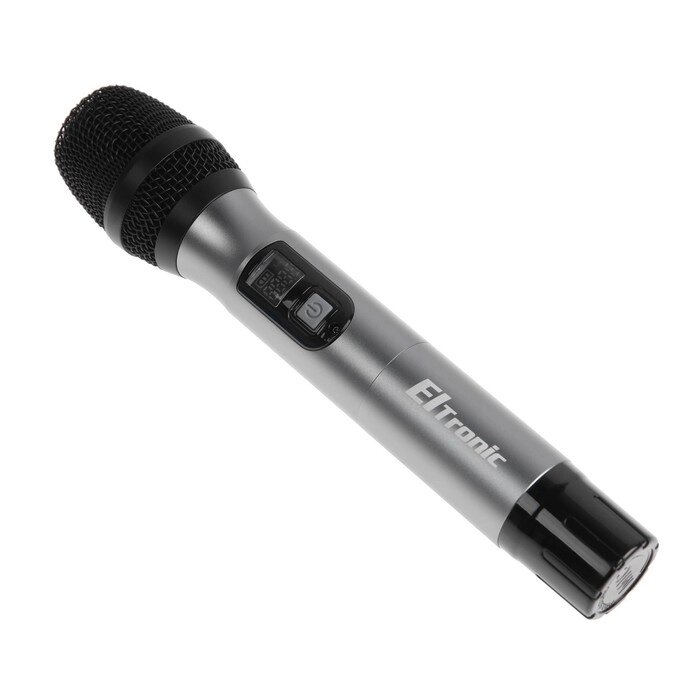 Микрофон для караоке ELTRONIC 10-06, беспроводной, приемник, черный от компании Интернет - магазин Flap - фото 1