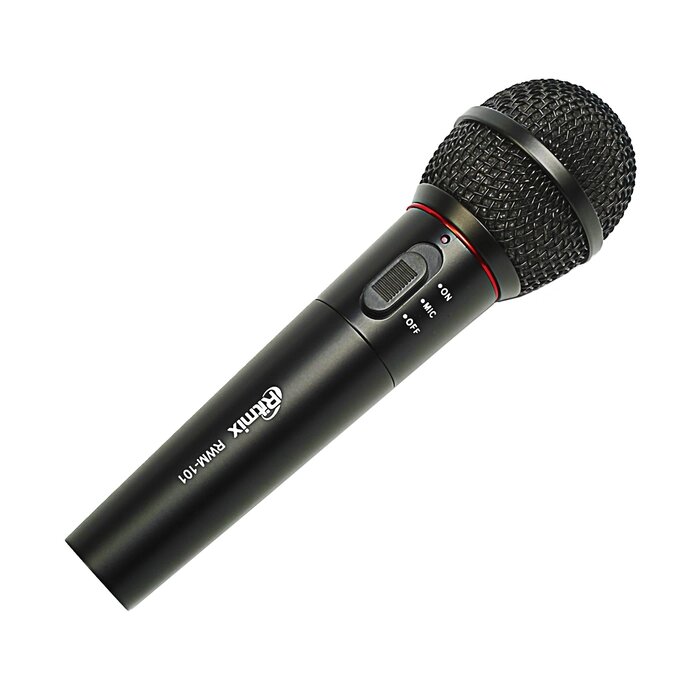 Микрофон Ritmix RWM-101, 100-10000 Гц, штекер 6.3 мм, чёрный от компании Интернет - магазин Flap - фото 1