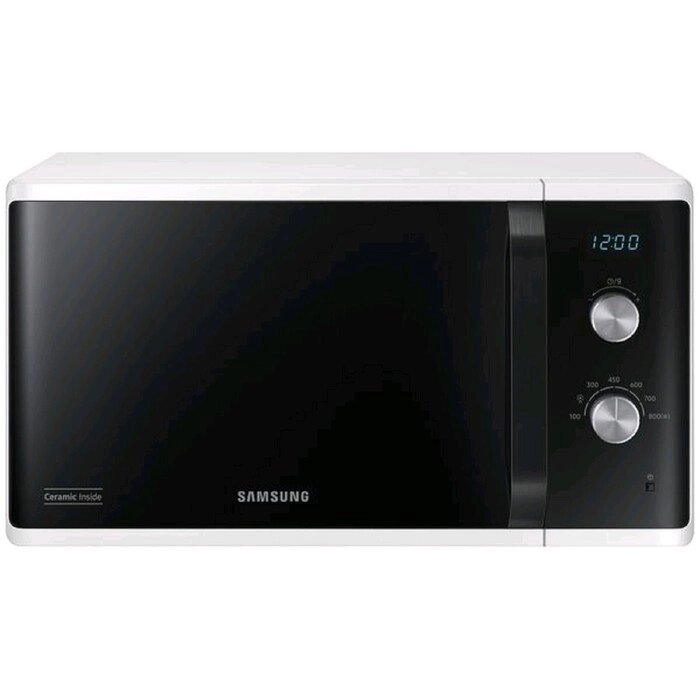 Микроволновая печь Samsung MS23K3614AW/BW, 800 Вт, 23 л, чёрно-белая от компании Интернет - магазин Flap - фото 1