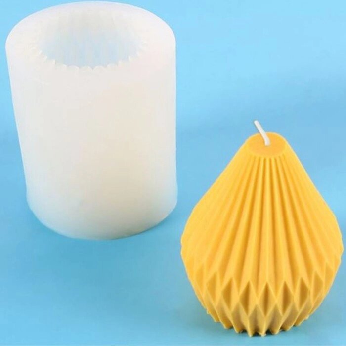 Молд силикон для свечи "Этион" 7,2х8,3 см от компании Интернет - магазин Flap - фото 1