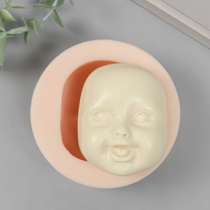 Молд силикон "Лицо младенца" №1 7х5,5х3 см от компании Интернет - магазин Flap - фото 1