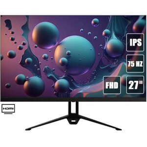 Монитор ACD W2742H, 27", IPS, 19201080, 75гц, 7 мс, D-sub, HDMI, чёрный