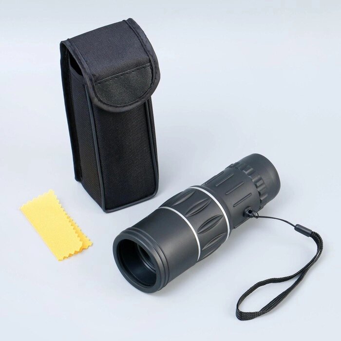 Монокуляр зум 16, объектив 50мм, черный от компании Интернет - магазин Flap - фото 1