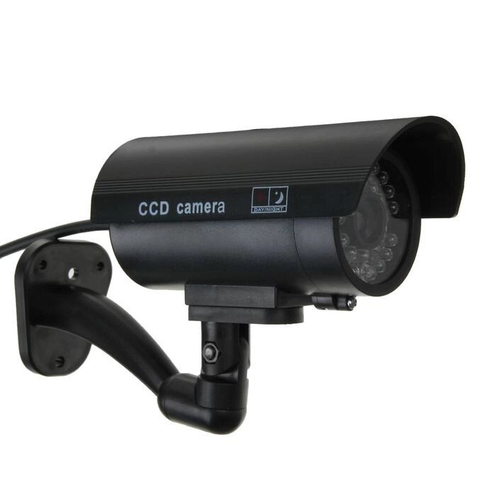 Муляж уличной видеокамеры LuazON VM-5, с индикатором, 2xАА (не в компл.), черный от компании Интернет - магазин Flap - фото 1