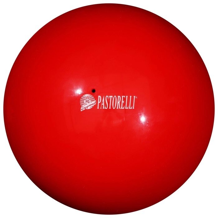 Мяч для художественной гимнастики Pastorelli New Generation FIG, d=18 см, цвет красный от компании Интернет - магазин Flap - фото 1