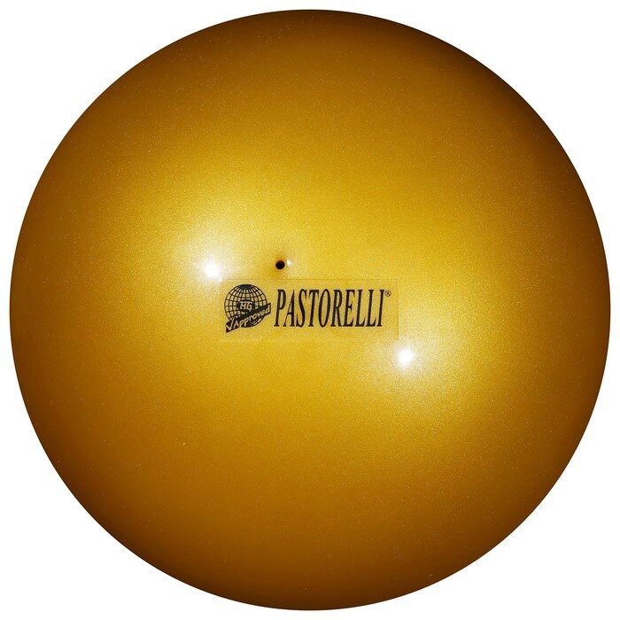 Мяч для художественной гимнастики Pastorelli New Generation FIG, d=18 см, цвет золотой от компании Интернет - магазин Flap - фото 1