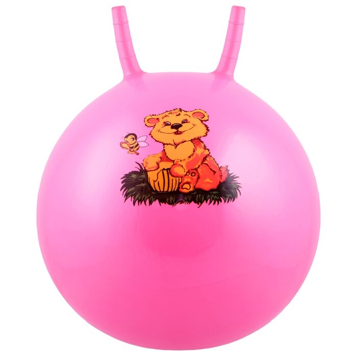 Мяч-прыгун с рожками, d=45 см, 350 г, цвета МИКС от компании Интернет - магазин Flap - фото 1