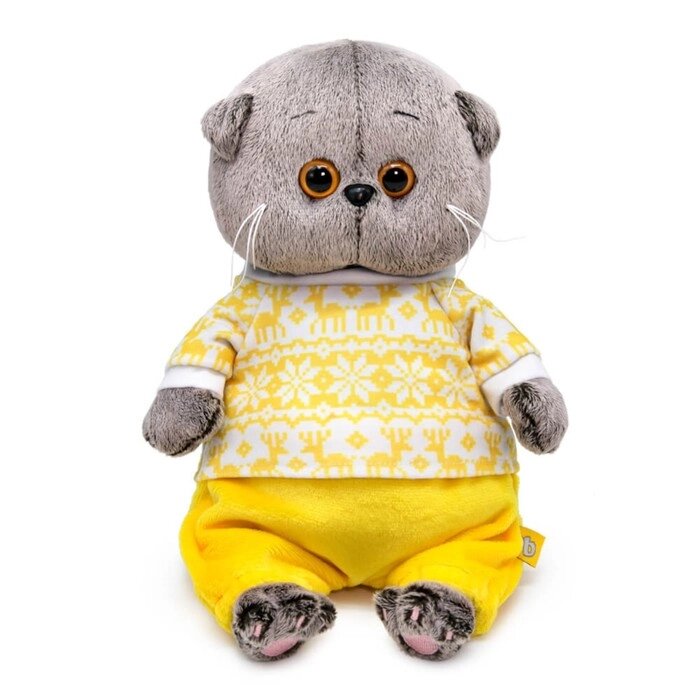 Мягкая игрушка «Басик Baby в зимней пижамке», 20 см от компании Интернет - магазин Flap - фото 1