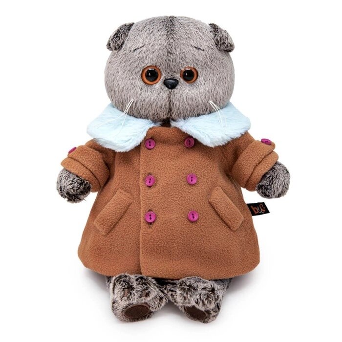 Мягкая игрушка «Басик», в флисовом пальто, 19 см от компании Интернет - магазин Flap - фото 1