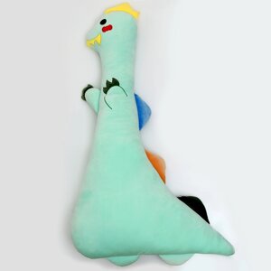 Мягкая игрушка «Динозавр», 140 см, цвет зелёный