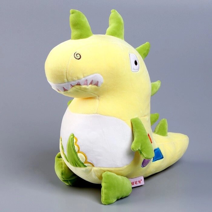 Мягкая игрушка «Динозаврик», 40 см, цвет жёлтый от компании Интернет - магазин Flap - фото 1