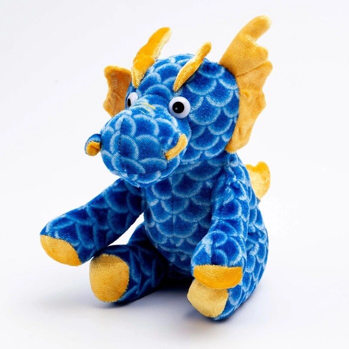 Мягкая игрушка «Дракон», 16 см, цвет синий от компании Интернет - магазин Flap - фото 1