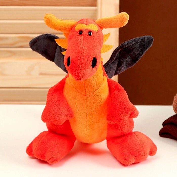 Мягкая игрушка «Дракон», 22 см, цвет оранжевый от компании Интернет - магазин Flap - фото 1