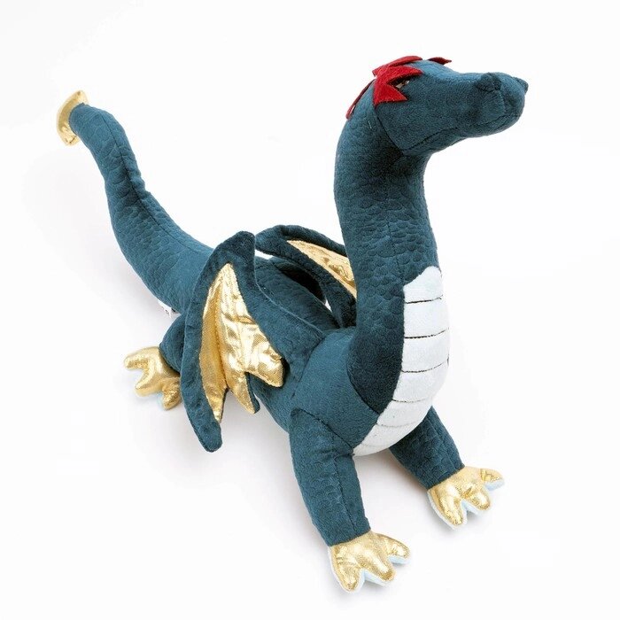 Мягкая игрушка «Дракон», 34 см, цвет синий от компании Интернет - магазин Flap - фото 1