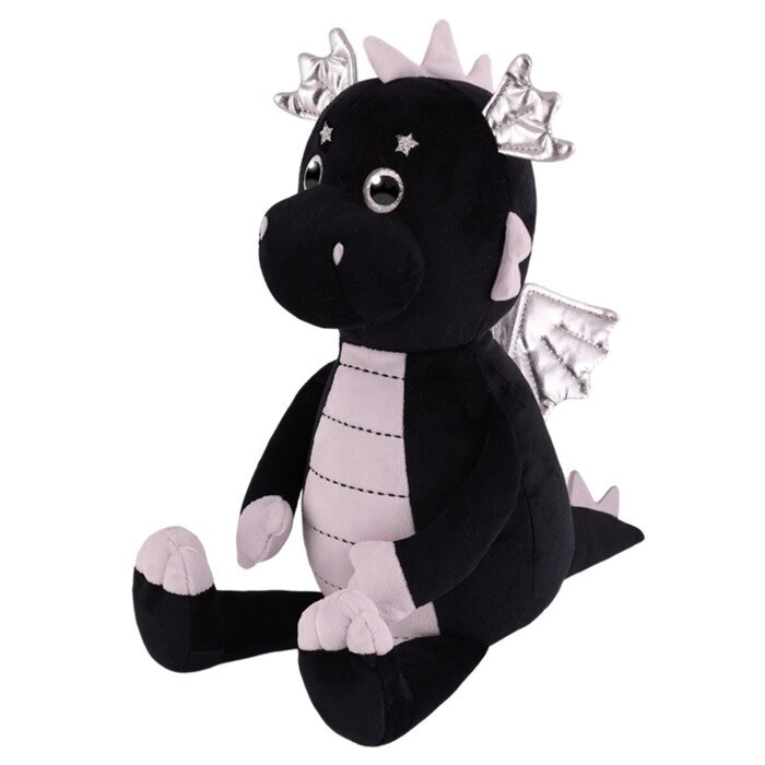 Мягкая игрушка «Дракон Микки», с серебряными крыльями, 28 см от компании Интернет - магазин Flap - фото 1