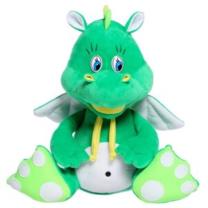 Мягкая игрушка «Дракончик Дени» малый, 33 см, цвет зеленый