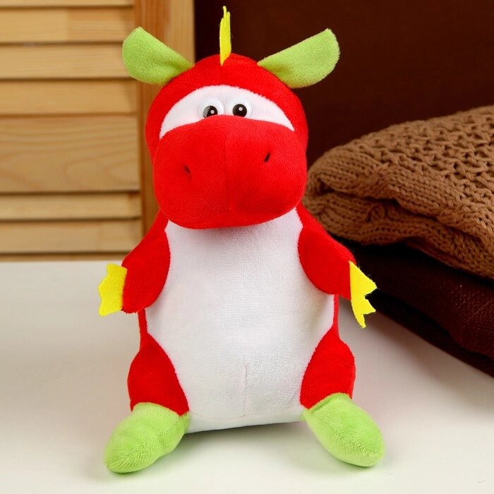 Мягкая игрушка «Дракоша», красный, 23 см от компании Интернет - магазин Flap - фото 1