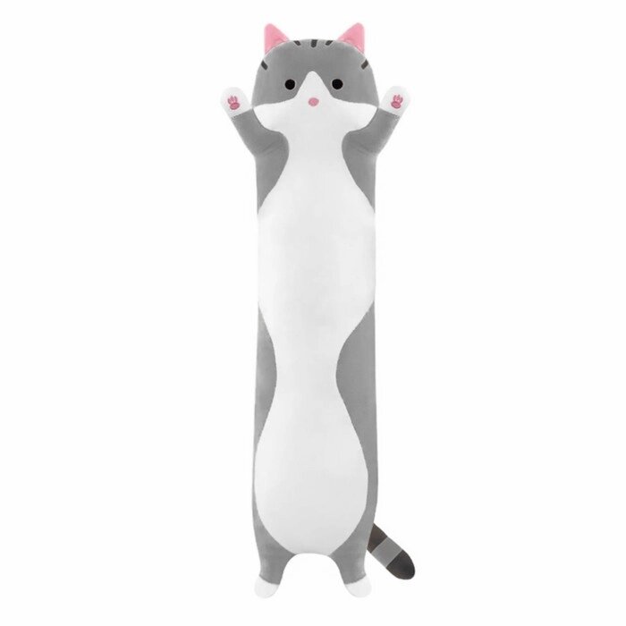 Мягкая игрушка «Кот Батон», цвет серый, 50 см от компании Интернет - магазин Flap - фото 1