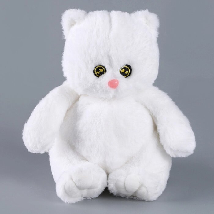 Мягкая игрушка "Котик", 25 см, цвет белый от компании Интернет - магазин Flap - фото 1