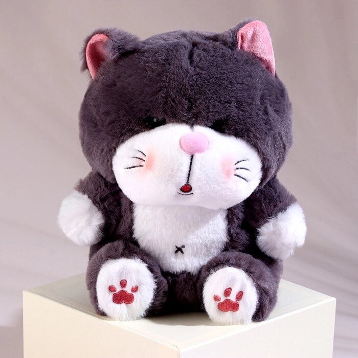 Мягкая игрушка «Котик», 25 см, цвет серый от компании Интернет - магазин Flap - фото 1