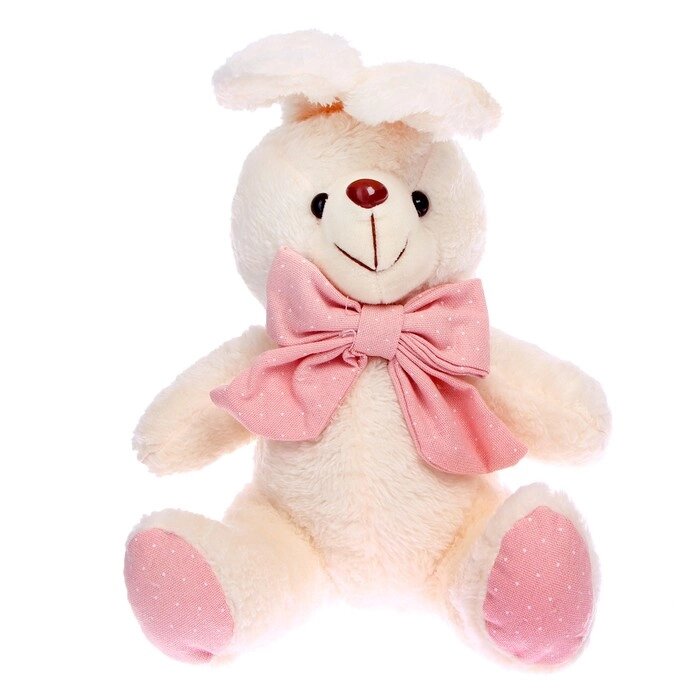 Мягкая игрушка «Кролик с бантом», 20 см, цвета МИКС от компании Интернет - магазин Flap - фото 1