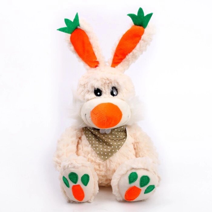 Мягкая игрушка «Кролик», с морковками, цвета МИКС от компании Интернет - магазин Flap - фото 1