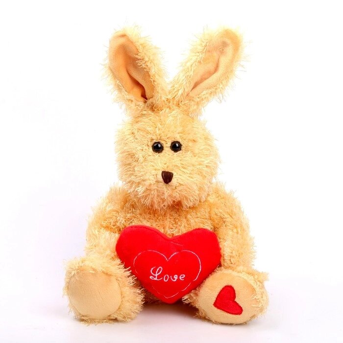 Мягкая игрушка «Кролик с сердцем» от компании Интернет - магазин Flap - фото 1