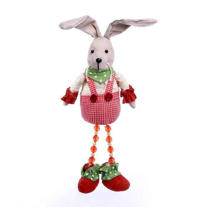 Мягкая игрушка «Кролик», в клетку от компании Интернет - магазин Flap - фото 1