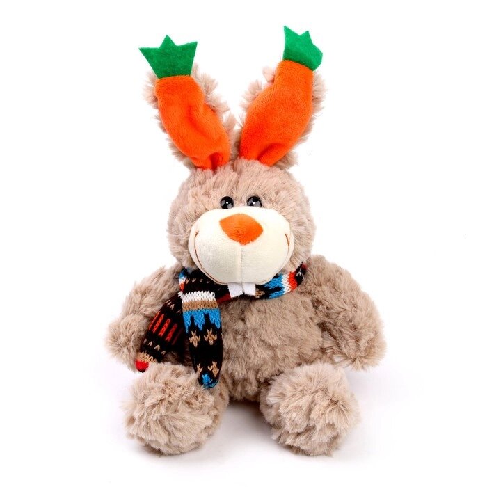 Мягкая игрушка «Кролик в шарфе», 17 см от компании Интернет - магазин Flap - фото 1