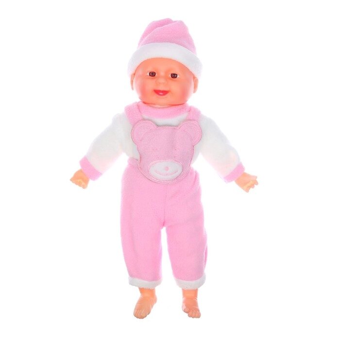 Мягкая игрушка «Кукла», розовый костюм, хохочет от компании Интернет - магазин Flap - фото 1