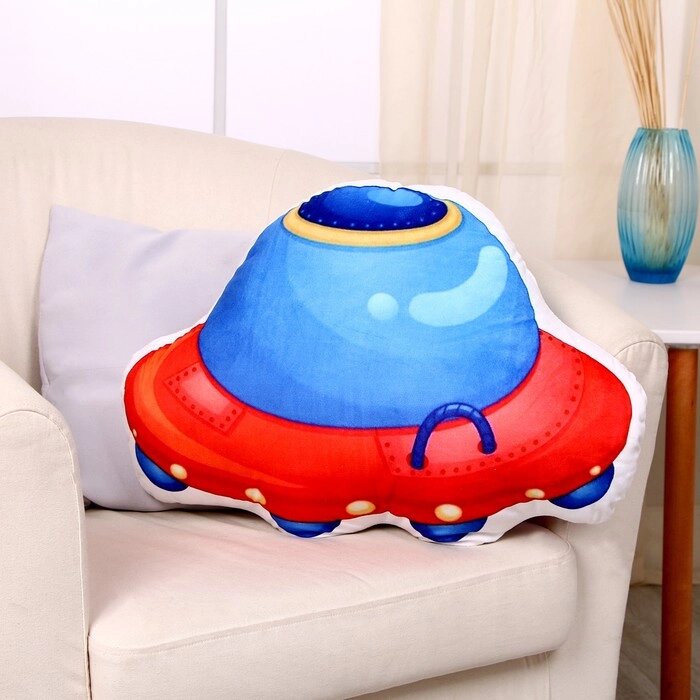 Мягкая игрушка «Летающая тарелка», 55 см от компании Интернет - магазин Flap - фото 1