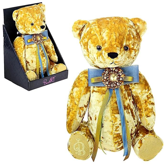 Мягкая игрушка «Медведь БернАрт», цвет золотой от компании Интернет - магазин Flap - фото 1