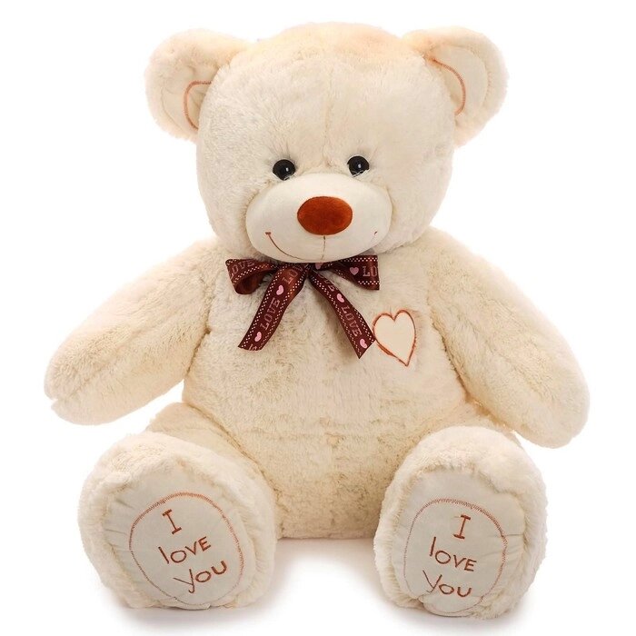 Мягкая игрушка «Медведь Феликс», 90 см, цвет молочный от компании Интернет - магазин Flap - фото 1