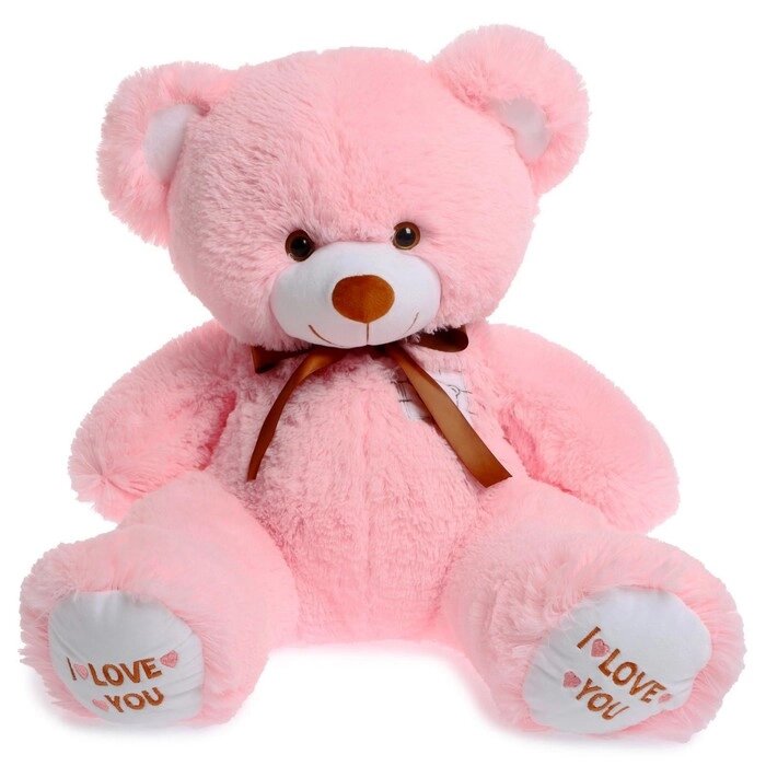 Мягкая игрушка «Медведь Топтыжка», цвет розовый, 70 см от компании Интернет - магазин Flap - фото 1