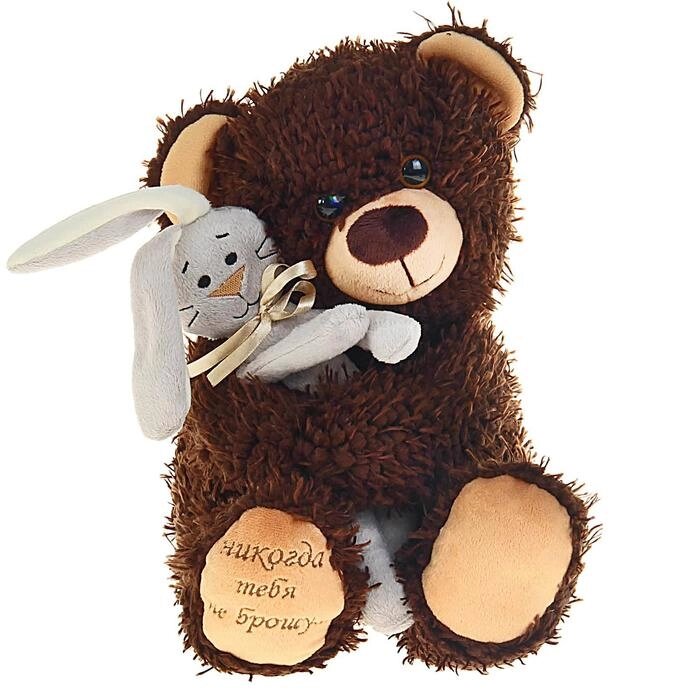 Мягкая игрушка «Медвежонок Чиба с зайцем» от компании Интернет - магазин Flap - фото 1