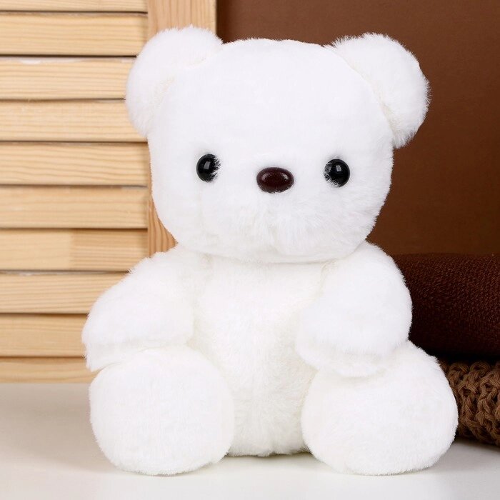 Мягкая игрушка «Мишка», 23 см, цвет белый от компании Интернет - магазин Flap - фото 1