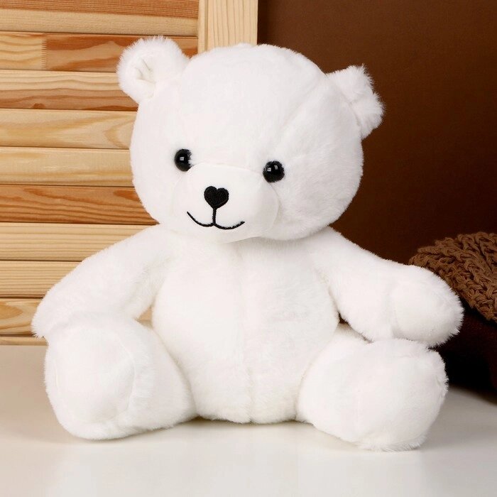 Мягкая игрушка «Мишка», 25 см, цвет белый от компании Интернет - магазин Flap - фото 1
