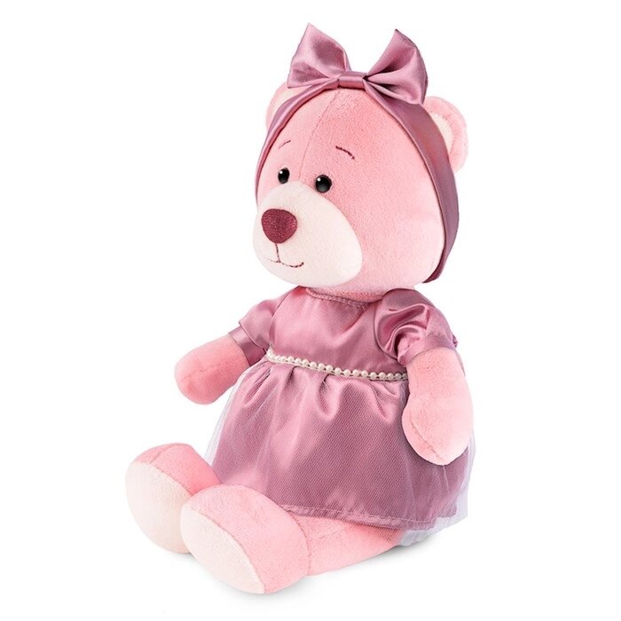 Мягкая игрушка «Мишка Молли в лиловом платье с бусинками», 21 см от компании Интернет - магазин Flap - фото 1