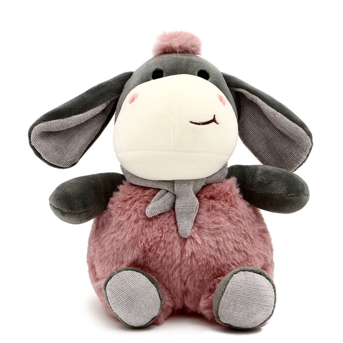 Мягкая игрушка «Ослик», 23 см, цвет розовый от компании Интернет - магазин Flap - фото 1