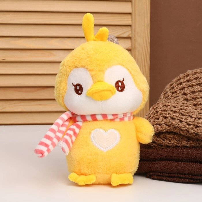 Мягкая игрушка «Пингвин в шарфике», 24 см, цвет жёлтый от компании Интернет - магазин Flap - фото 1