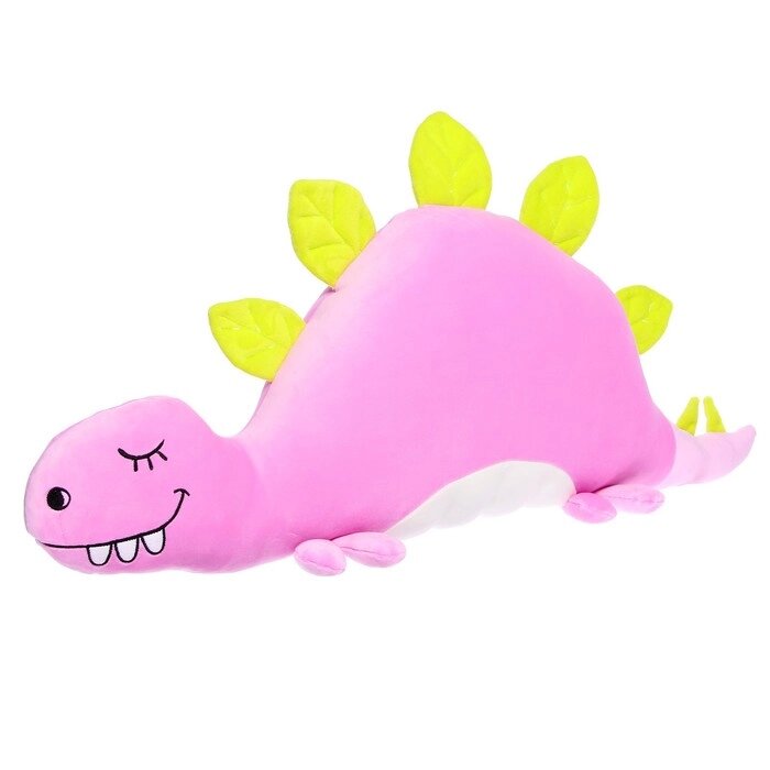 Мягкая игрушка-подушка «Стегозавр», 70 см, цвет светло-фиолетовый от компании Интернет - магазин Flap - фото 1