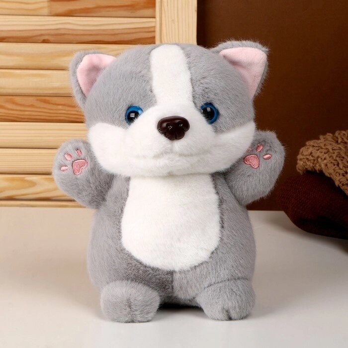 Мягкая игрушка «Собака», 24 см, цвет серый от компании Интернет - магазин Flap - фото 1