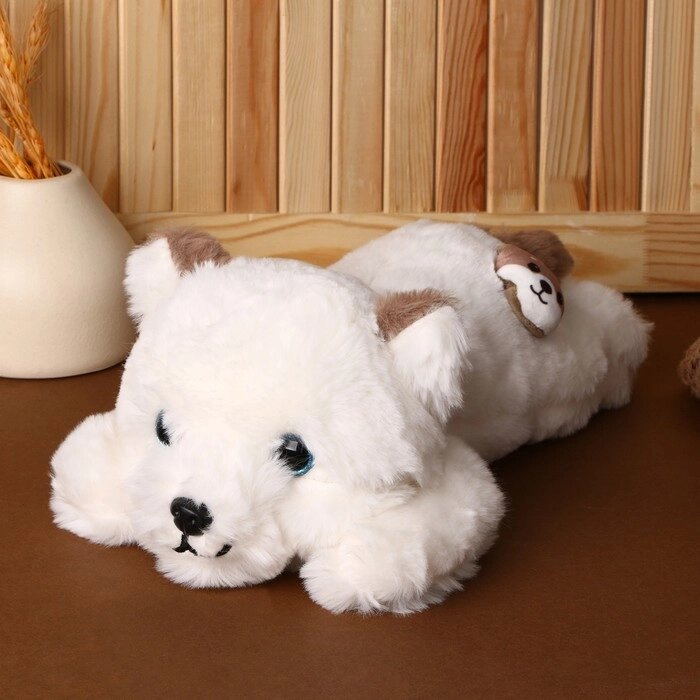 Мягкая игрушка «Собака», 33 см, цвет белый от компании Интернет - магазин Flap - фото 1